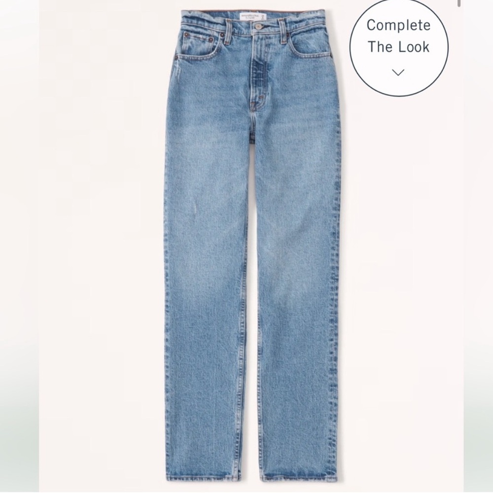 Abercrombie & Fitch the 90’s straight ultra high rise jeans - Picture 6 of 10